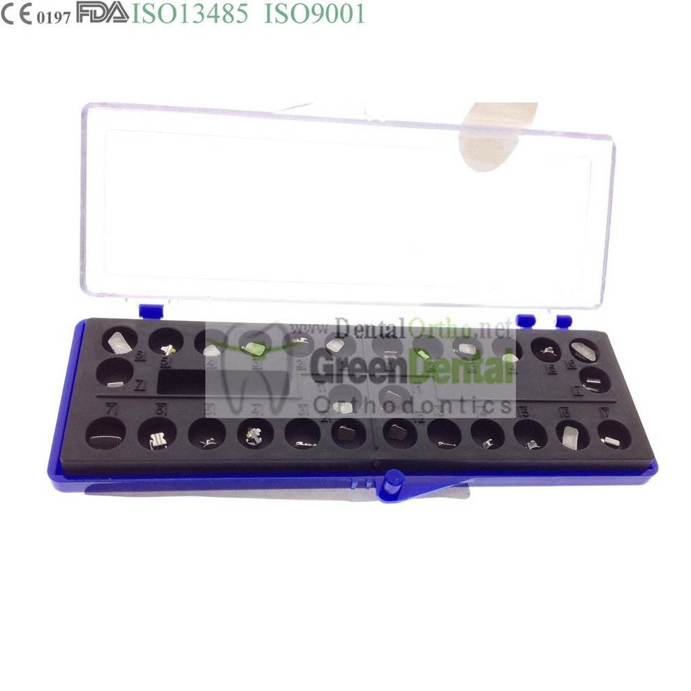 28Pcs/kit, 1D lingual brace w/h3 dental orthodontic buccal tube archwire 7-7