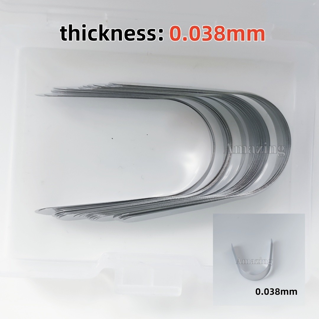 60Pieces Dental Premolars Tofflemire Matrix Band Contoured Matrices Fits TOR VM