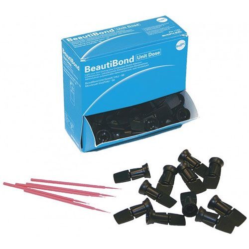BeautiBond Light-Cured Self-Etching 50 – 0.1 mL Ampules & 50 Micro Brushes