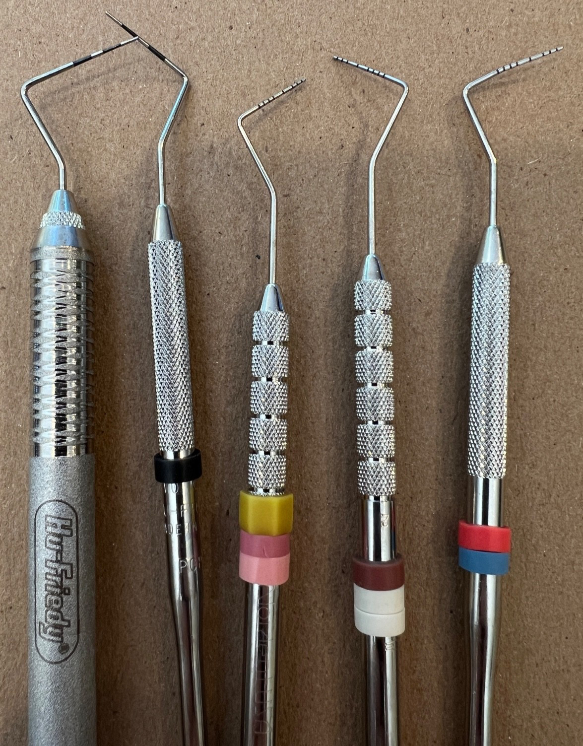5 Dental Probes (1) Hu-Friedy PCP116 Hygiene Used Hygiene School