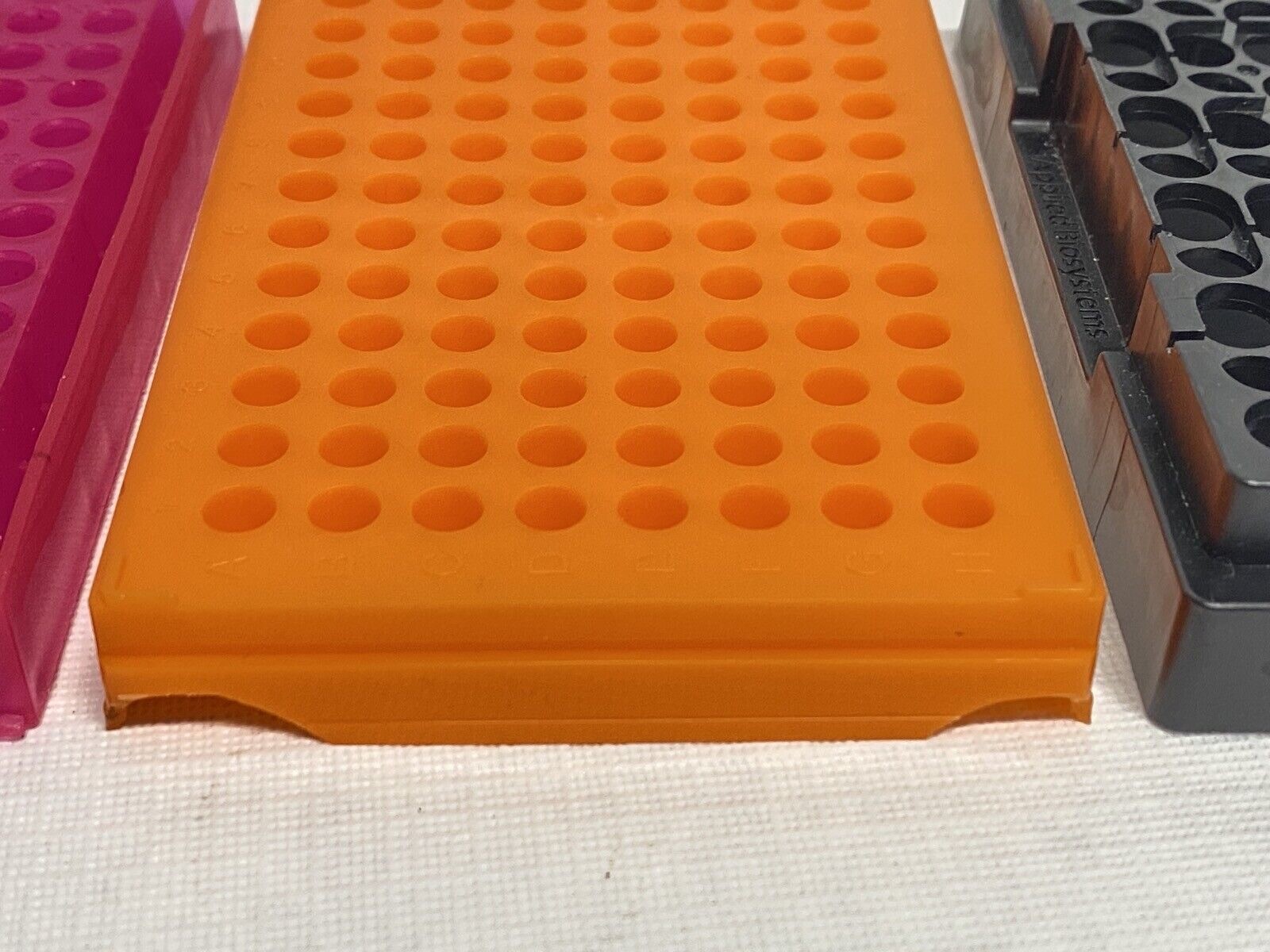 (9) 96-Place Polypropylene Micro Centrifuge Tube Racks 5.4mm 7.5mm ID