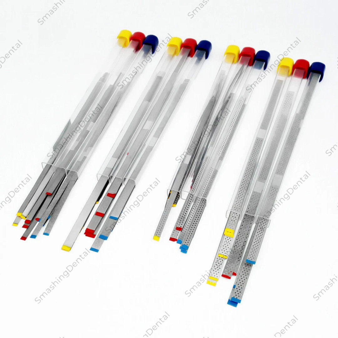 Dental Saw Diamond Polishing Finishing Strips Orthodontic Metal Sand IPR Fine
