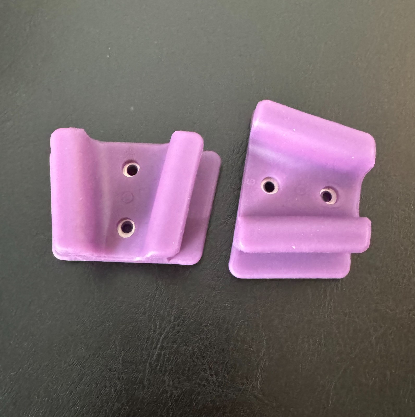 Silicone Mouth Props Bite Blocks (2) Adult Large Purple Dental Tattoo Piercing