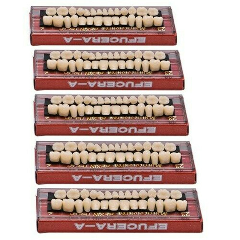 280ps Acrylic Resin Denture 23# A2 Dental Full Set Teeth Upper Lower Shade OS29