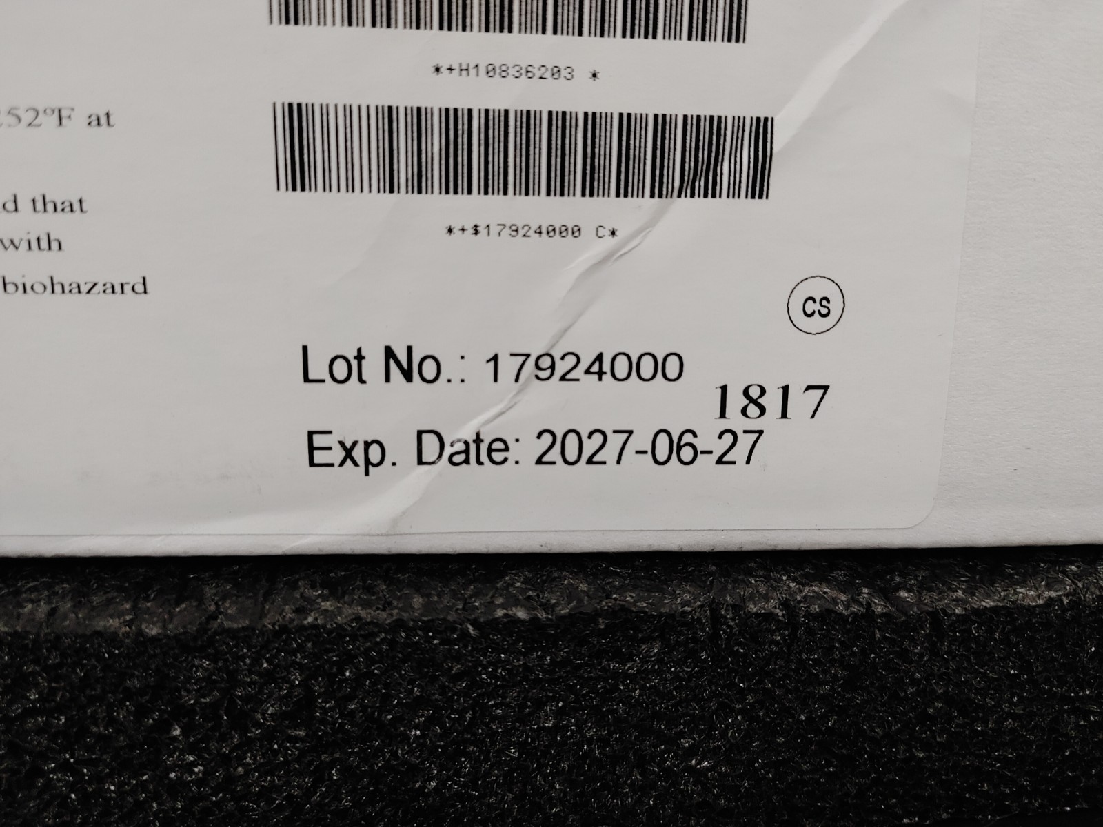 500 Box COSTAR 3620 1.7mL Snap Cap Microcentrifuge Tube Polypropylene Nonsterile