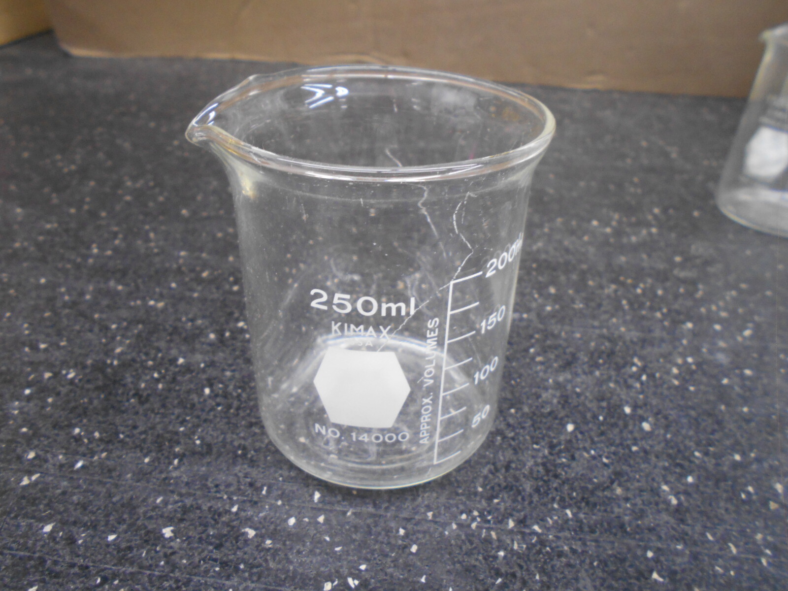 KIMBLE KIMAX 14000 250mL GLASS BEAKER