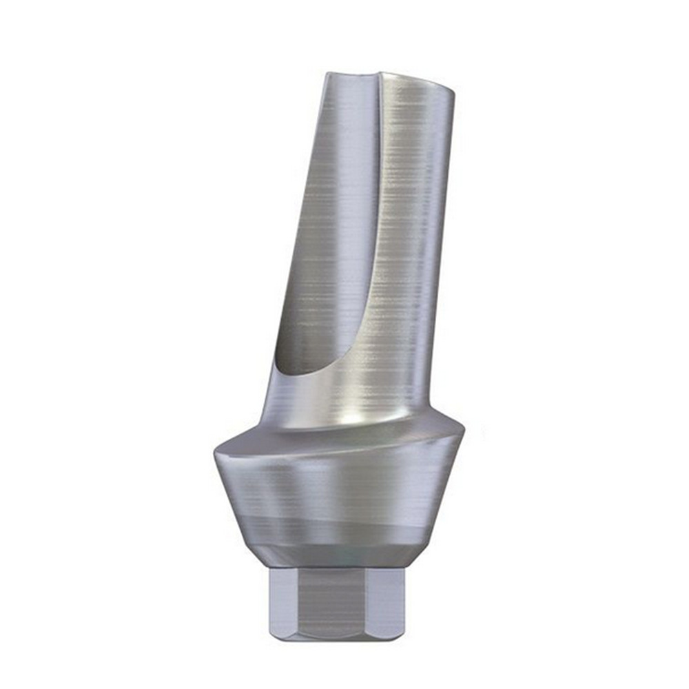 1x Dental Impl ant Anatomic Angulated 15° Abut ment Internal Hex 2.42mm Screw