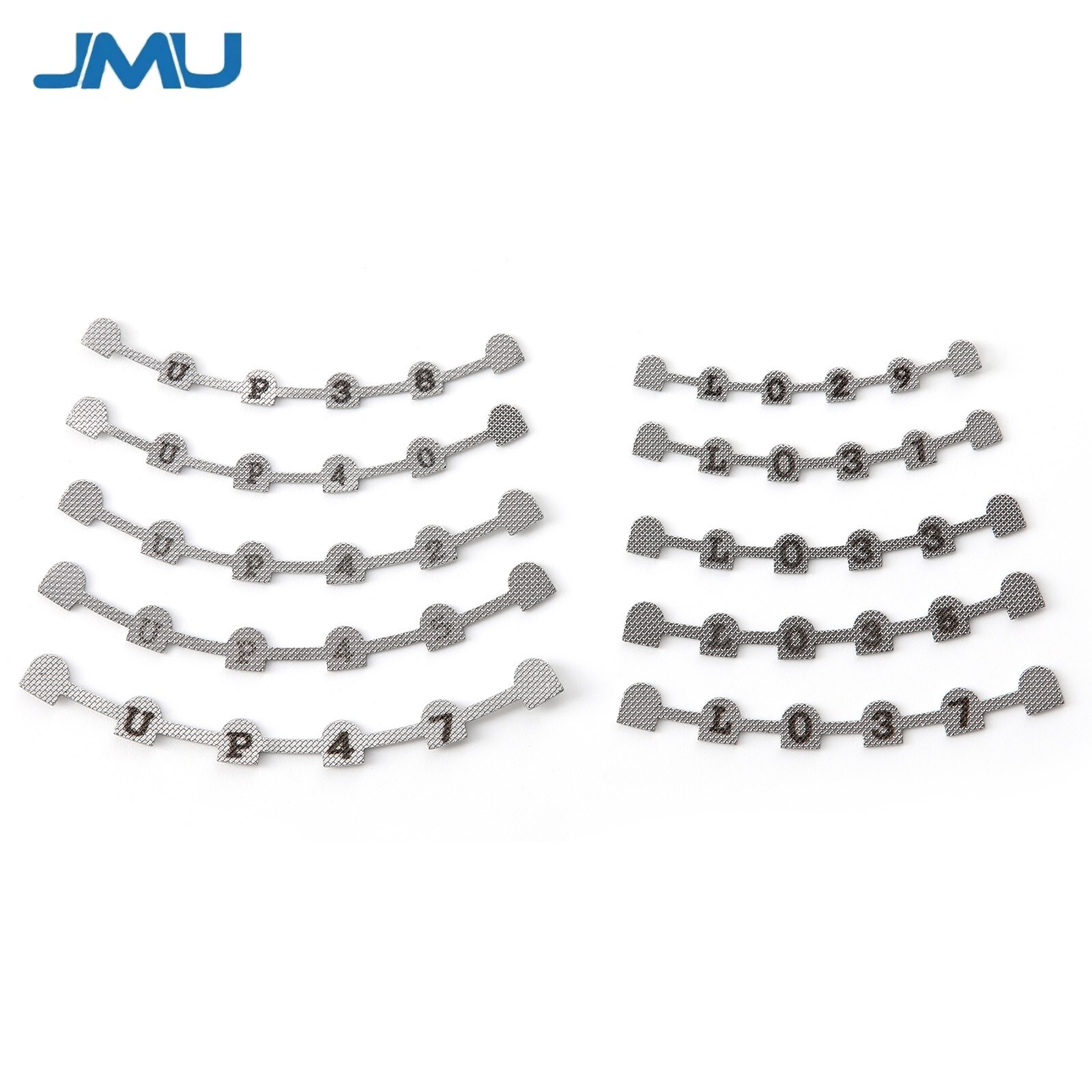10Pcs JMU Dental Orthodonitc Lingual Retainer Bonding Splints U38#-47#/L29#-37#