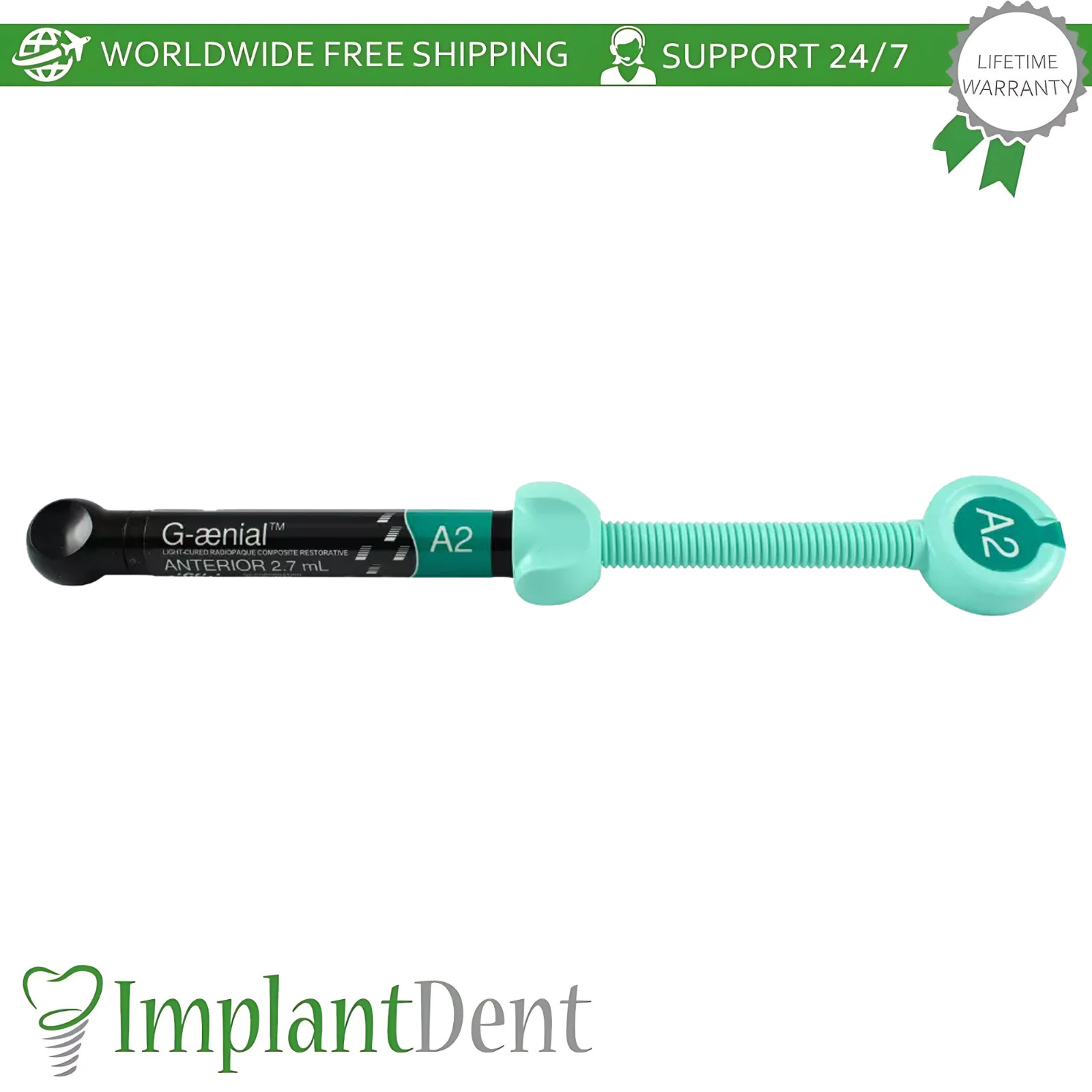 G-ænial Anterior Light Cured Hybrid Composite Dental Restorative 4.7g Syringe