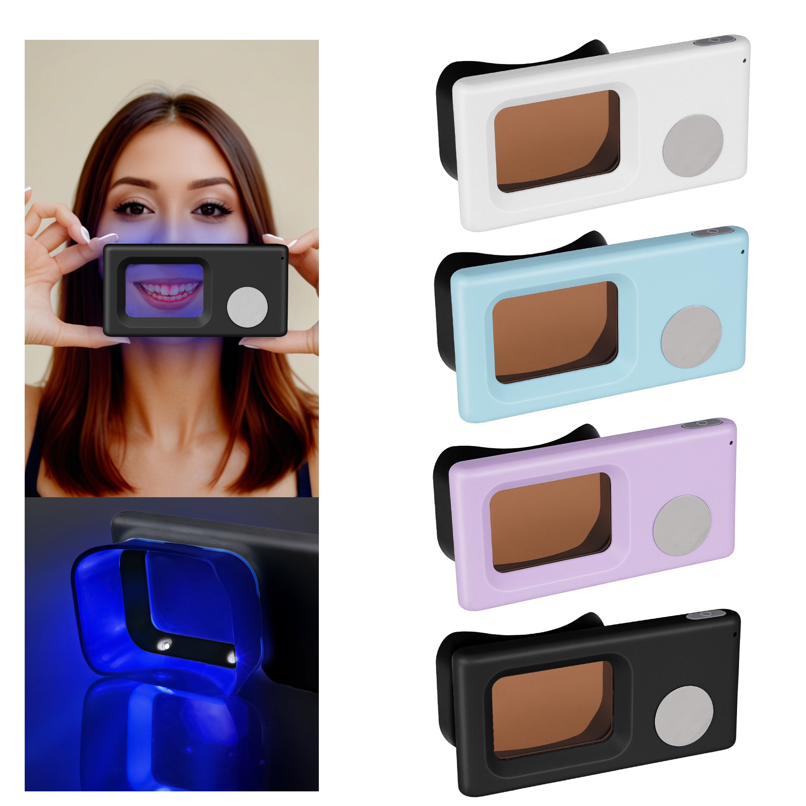 Dental Plaque Indicator LED Lamp Household Tooth Cleaning Status Display Device