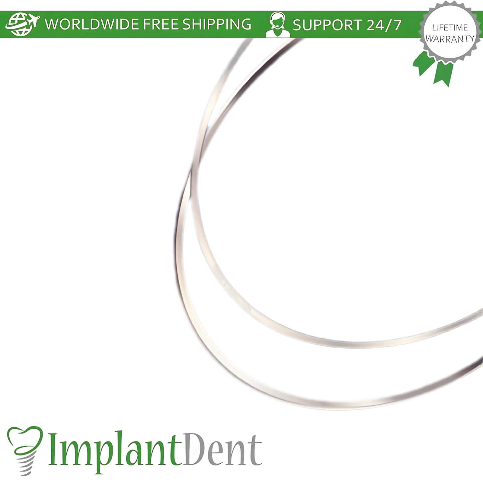 CrNi Round Arch Dental Alignment And Leveling Wire 10 Dentistry Wires