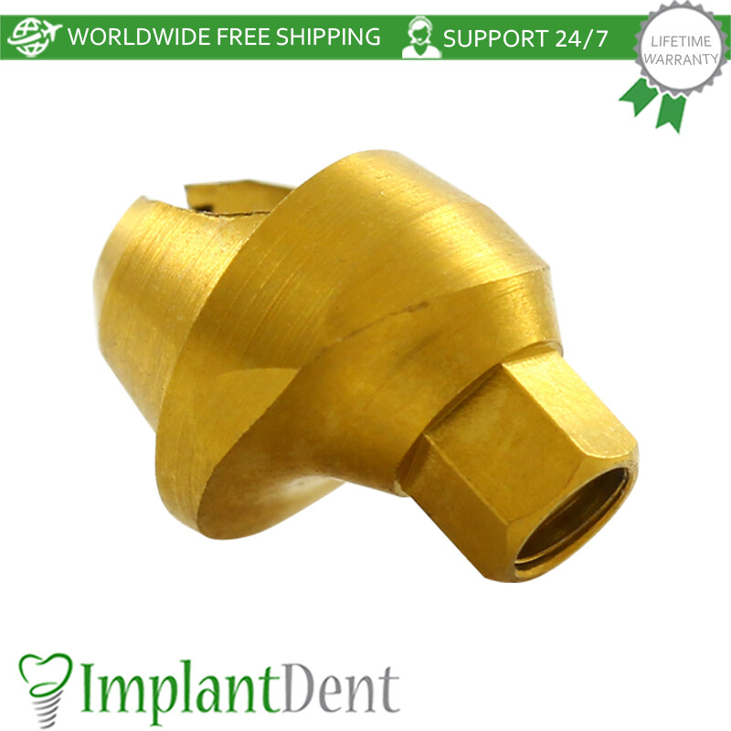 Set Of Angled Multi Unit Prosthetic 18° For Slim Platform 3.0mm+Plastic Sleeve