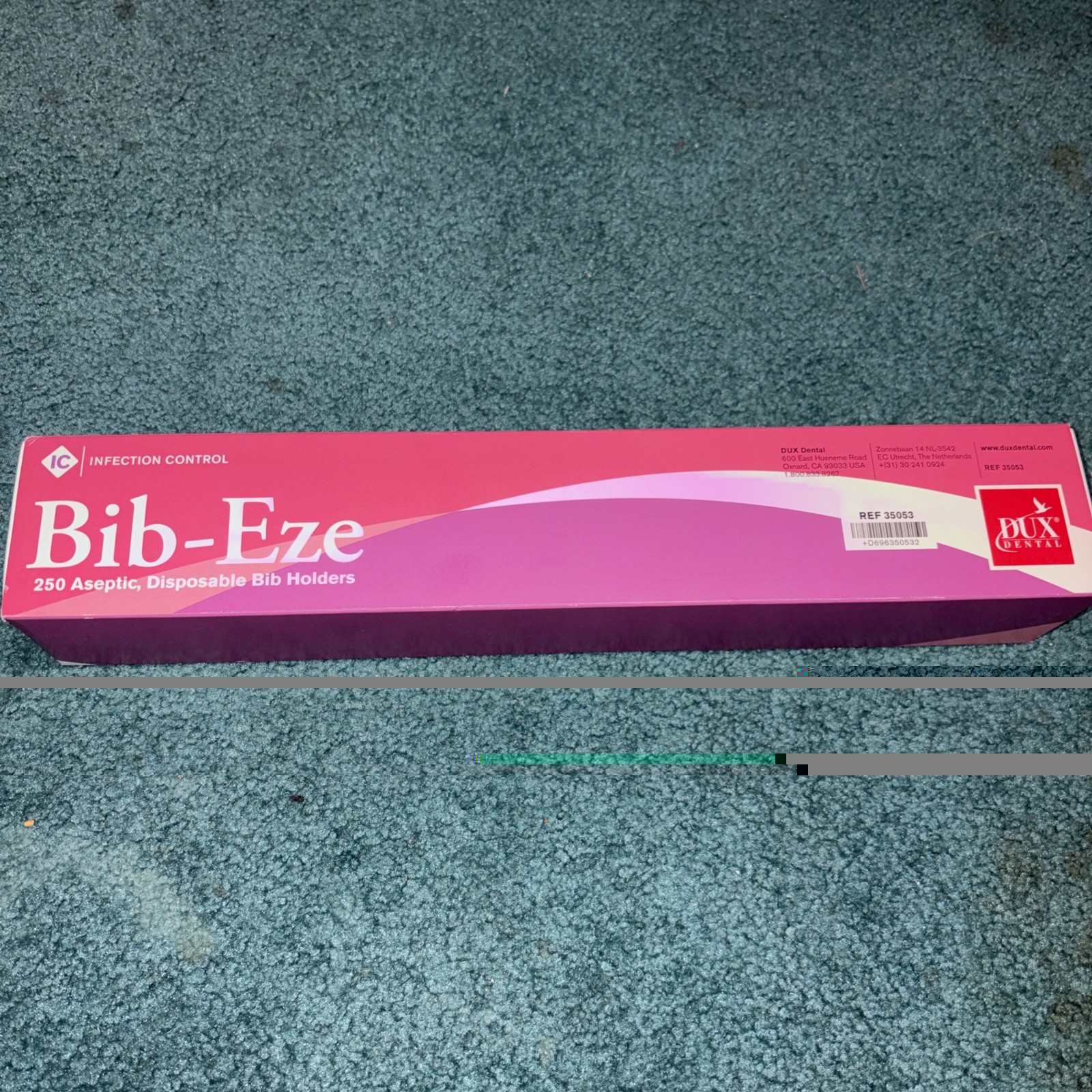 250 pcs Bib-Eze Disposable Self-adhesive Dental Bib Holders