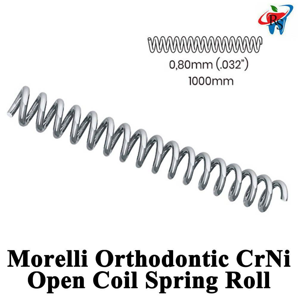 1pcs Dental Morelli Orthodontic CrNi Open Coil Spring Roll