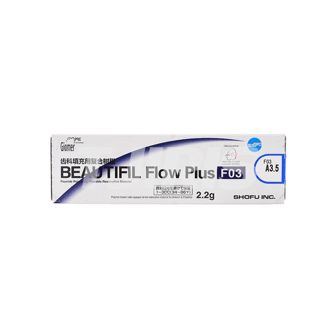 Shofu Beautifil Flow Plus F03 Dental Filling Composite Flowable Resin 2.2g