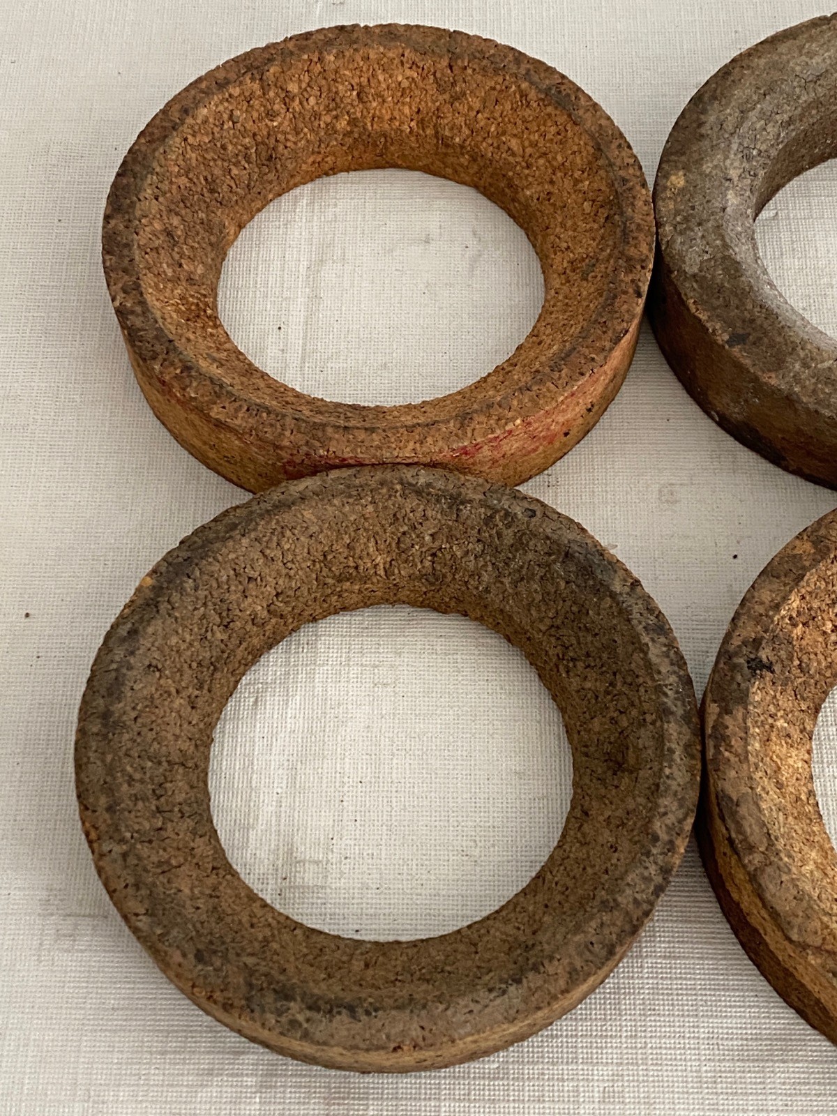 (4) Cork Ring Support For 1000-3000mL Round Bottom Flasks 140mm x 90mm x 30mm