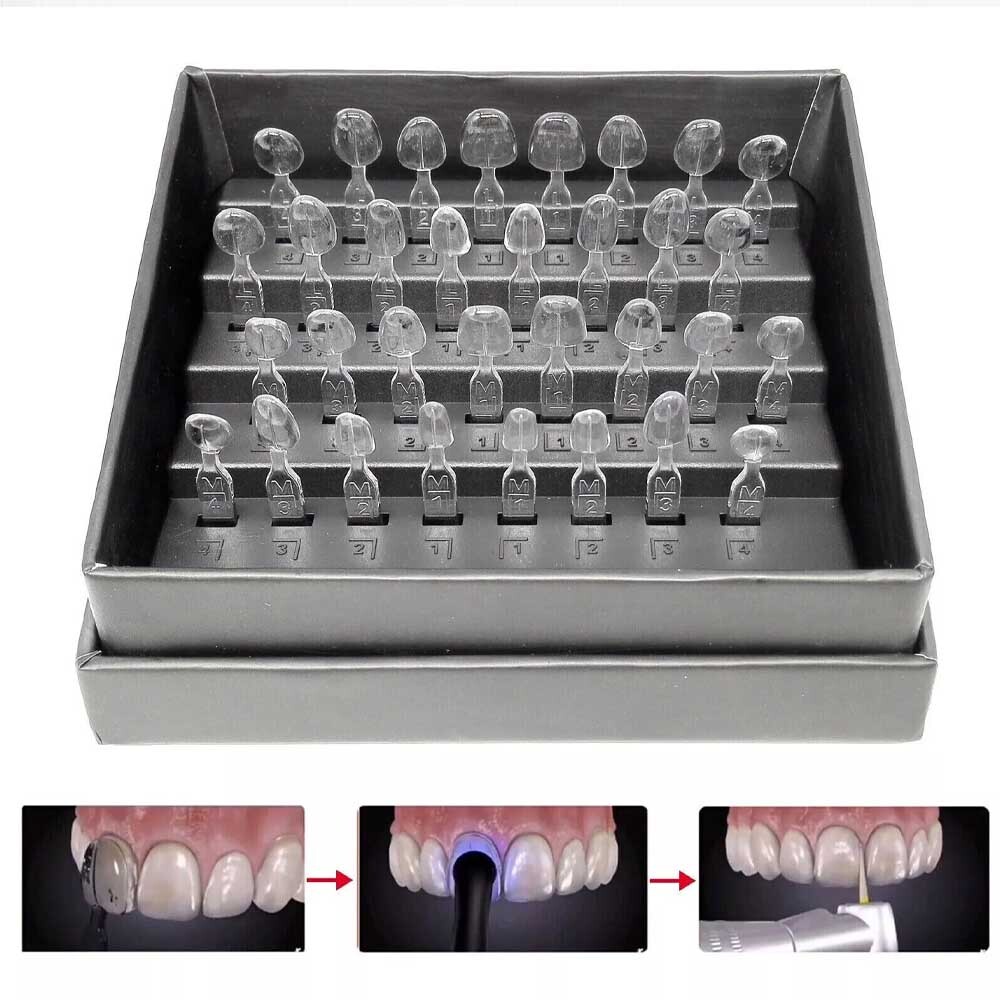 Dental Anterior Veneer Mould Kit Composite Resin Mold Light Cure Teeth Whitening