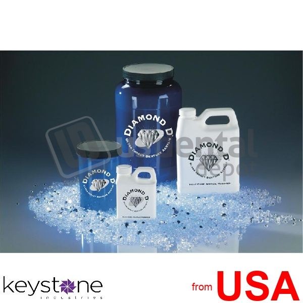 KEYSTONE Diamond D 20-Minute Monomer Liquid 32 oz/Bt. Heat Cure Ultra 34-1013094