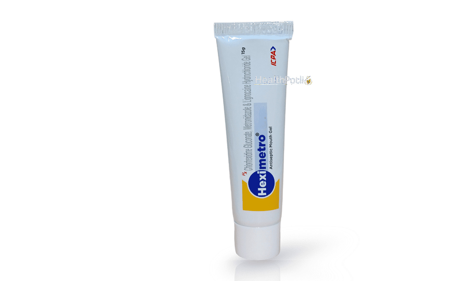 6 x Dental HexiMetro Antiseptic Triple Action Mouth Gel 15gm Tube by ICPA