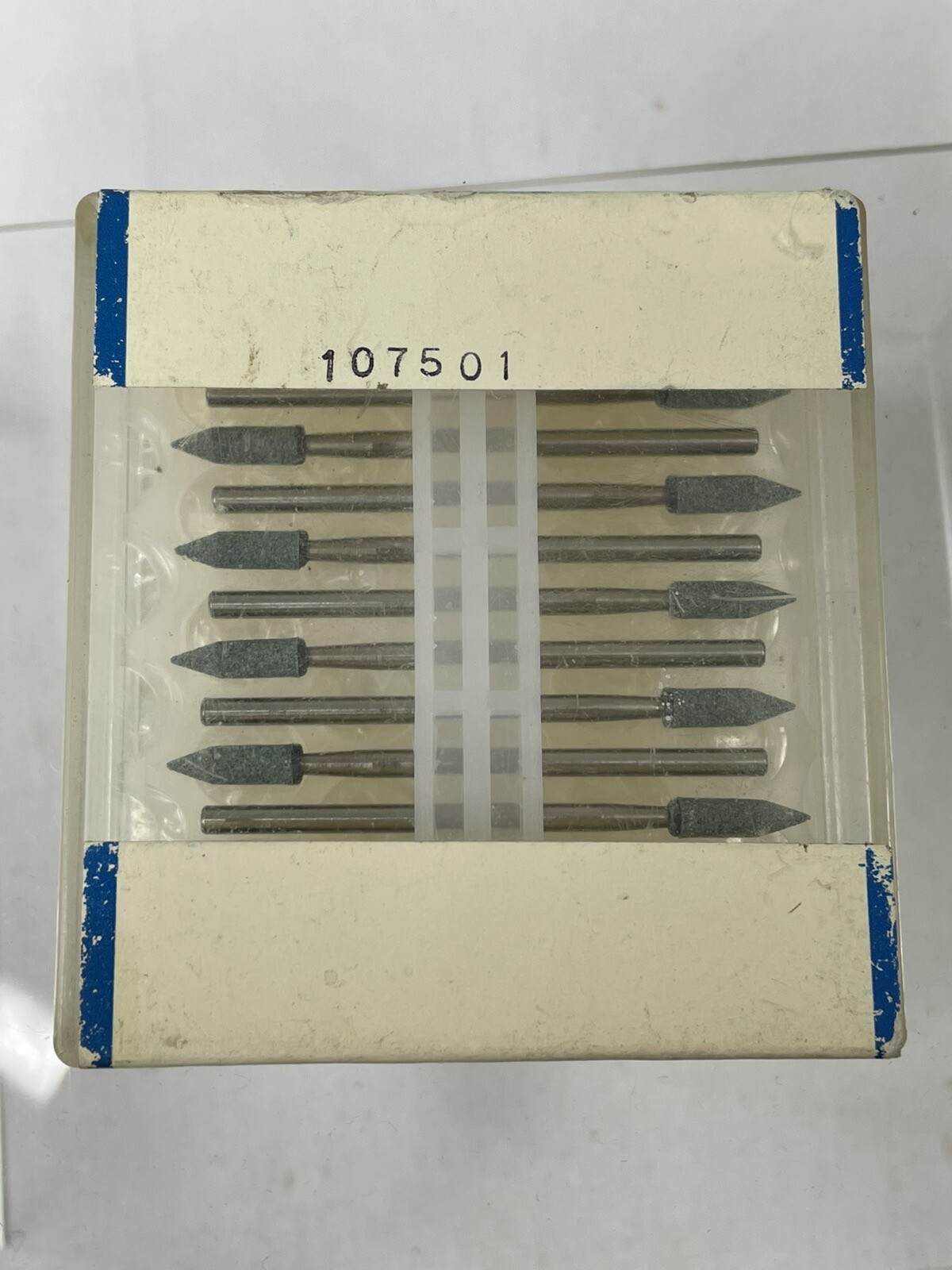 Shofu Dura-White Stones (12) Shape PC1 Shank HP PN 0030 Silicone Dental Carbide