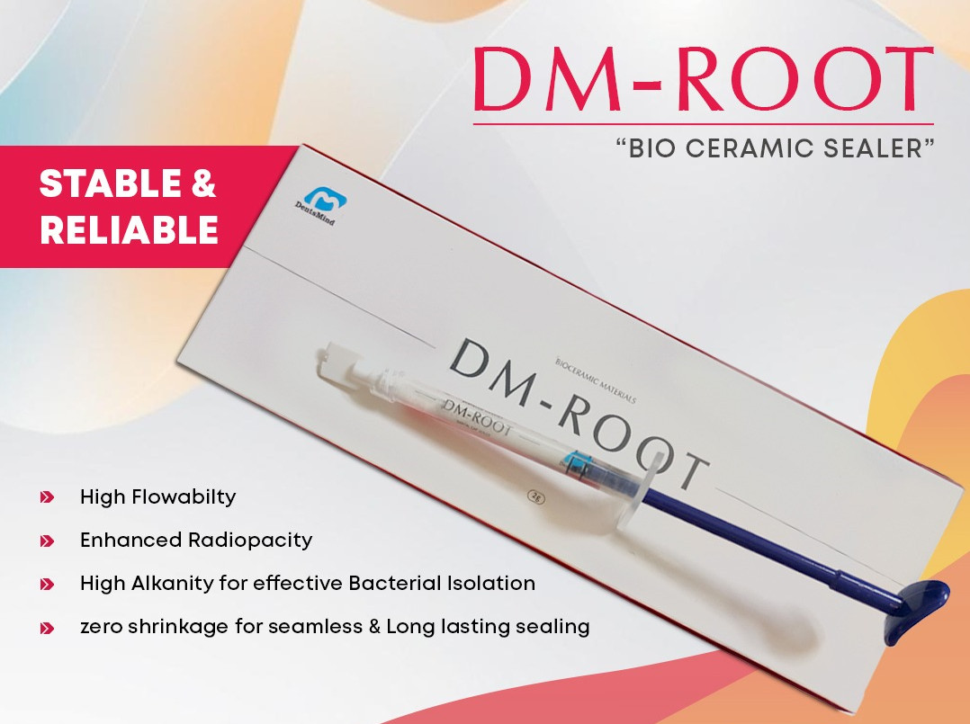 3 x DentsMind DM ROOT High Flowability Bioceramic Sealer 2gm for RCT Treatments