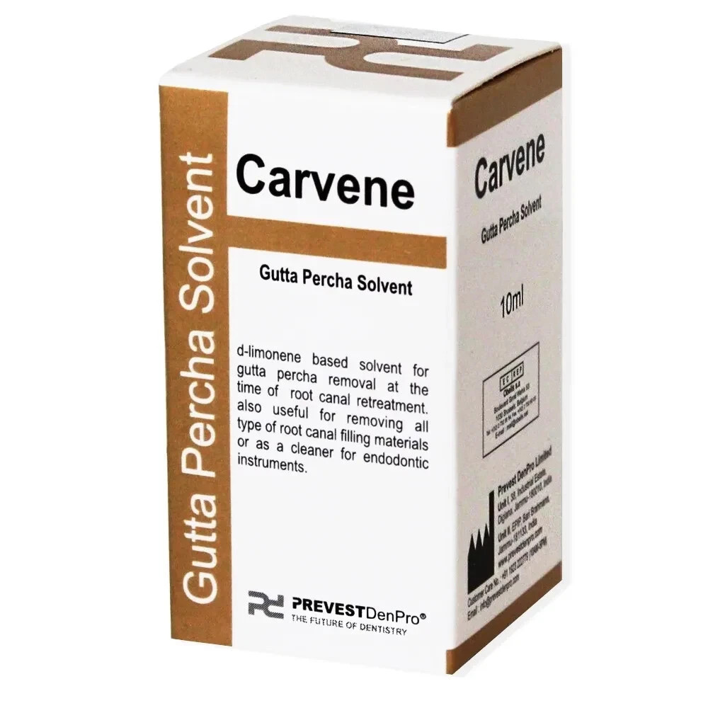 Dental CARVENE D-Limonene Based GP Solvent 10ml Pack for Insant RCT Treatments