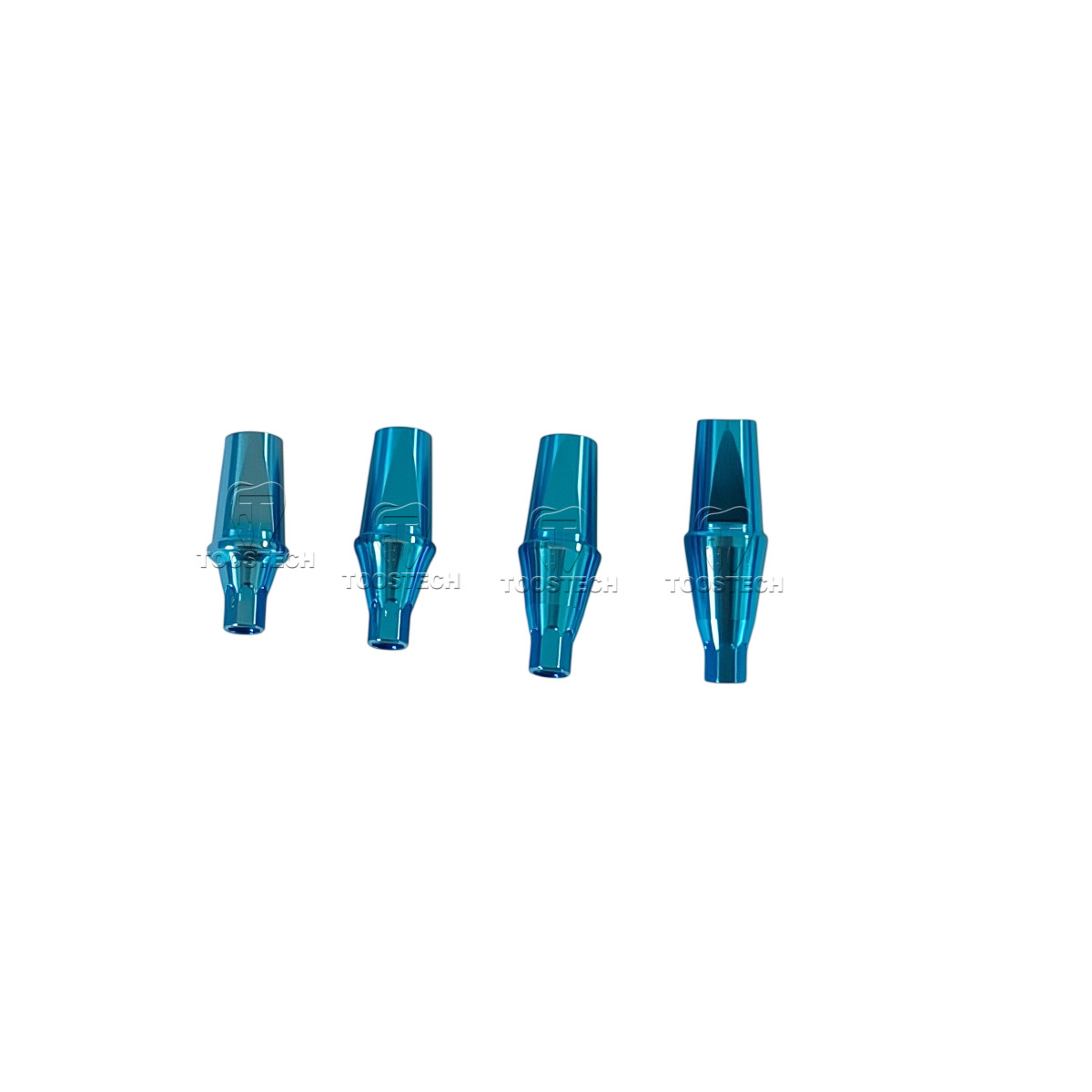 10pcs Titanium straight abutment fits Megagen Blue diamond NC D4.0 GH1/2/3/4mm