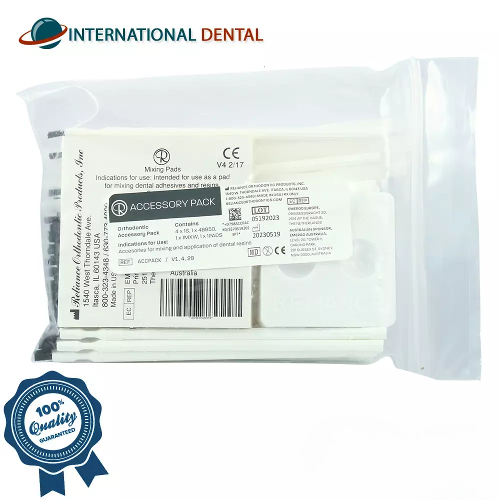 Dental Reliance Ortho Rely-A-Bond Syringe Kit Bonding Brackets Paste Self-harden