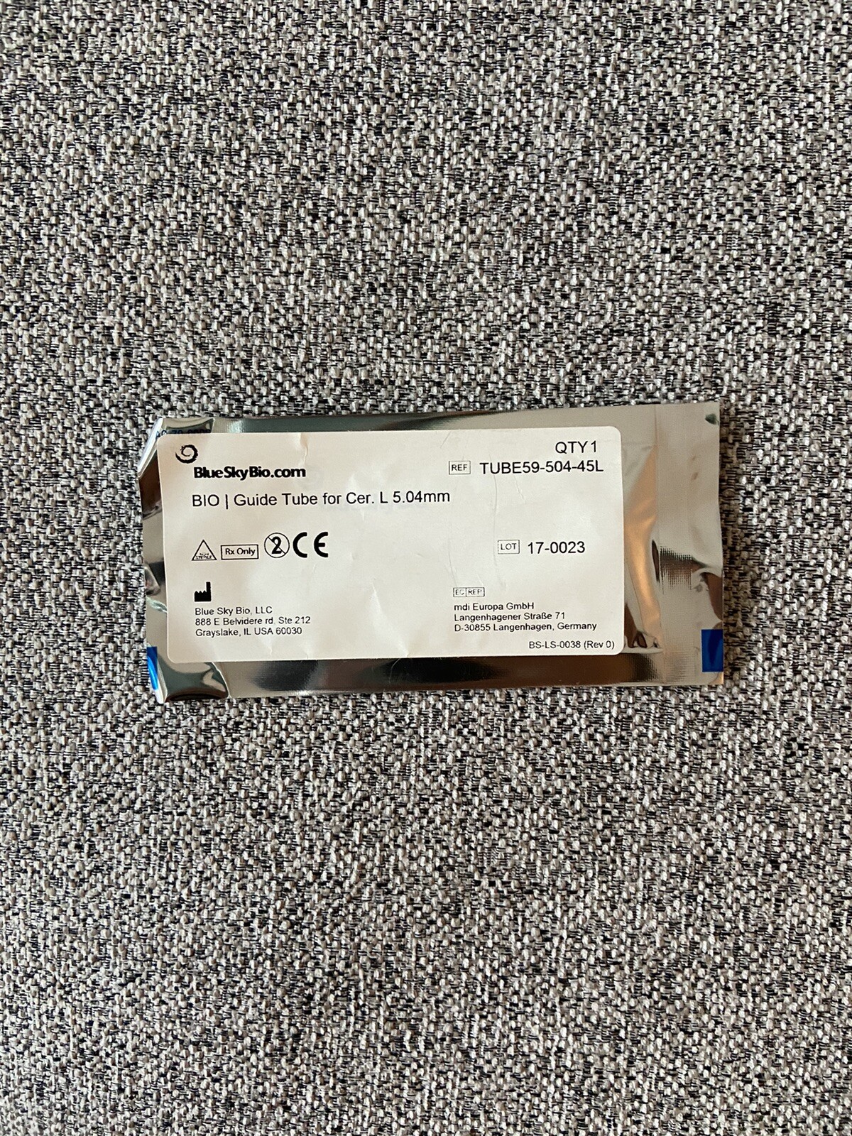 Blue Sky Bio Guide Tube for Cerec 5.04 mm – 1 pk
