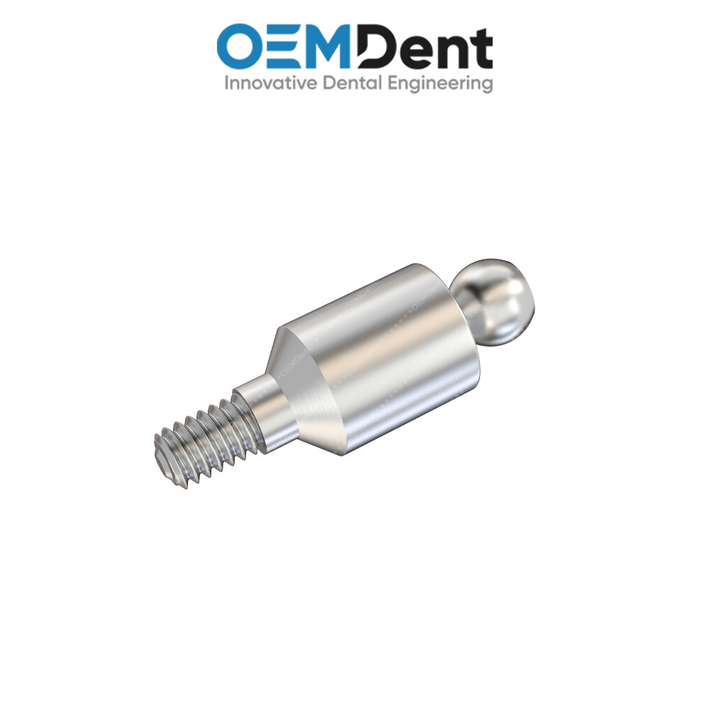 Straight Ball Attachment Slim Platform – AB Dent® Hexagon 2mm Compatible