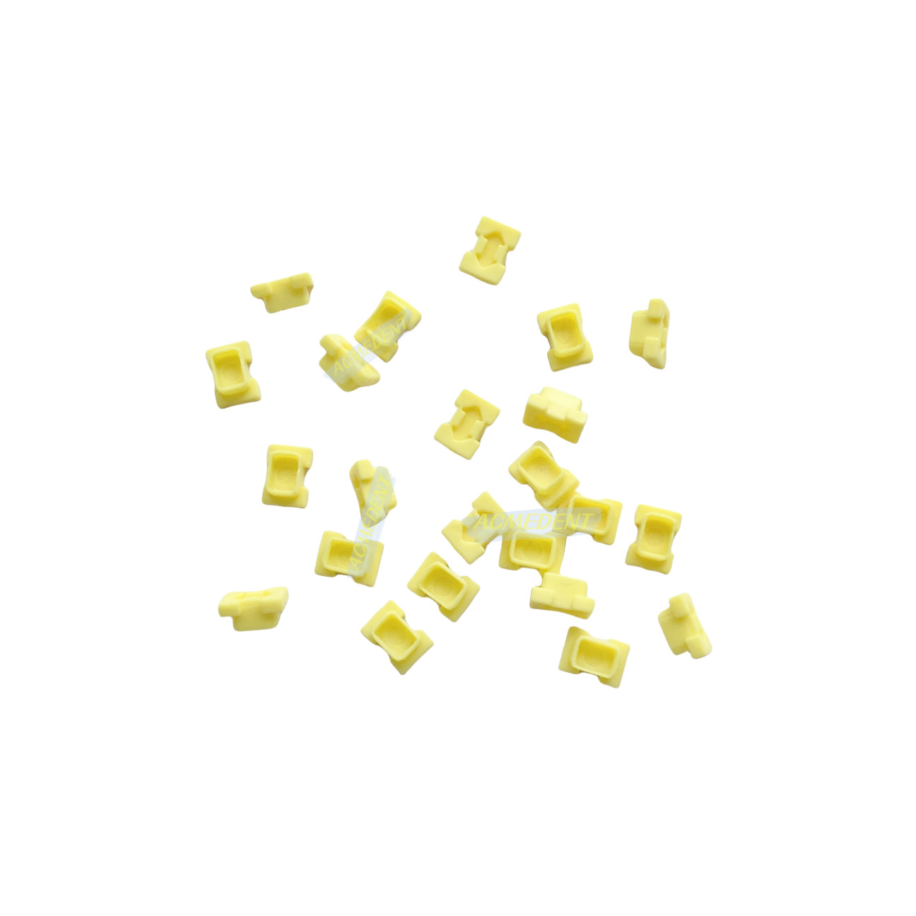 20Pcs Dental ITI Snap Caps Closed Tray NC Coping Impression Fit Straumann Yellow