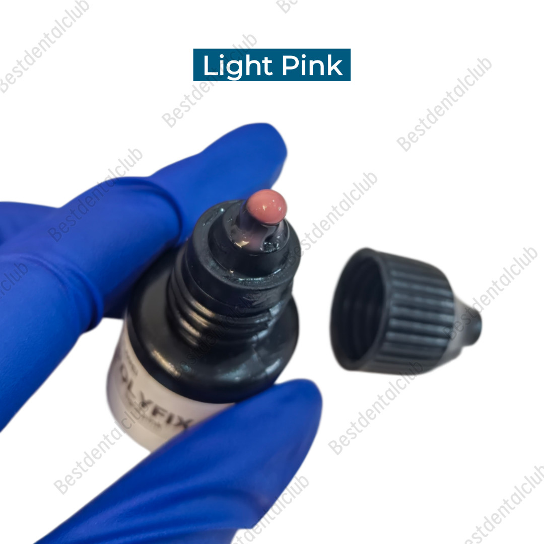 Dental Polyfix Stain Gum Light Curing 3D Printed Dentures Resin Staining ﻿
