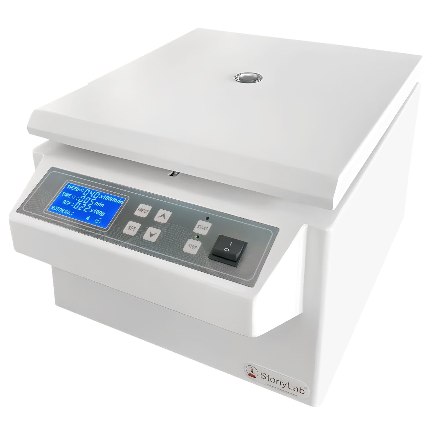 stonylab Low-Speed Centrifuge, 110V/60Hz Digital Benchtop Centrifuge with 400…