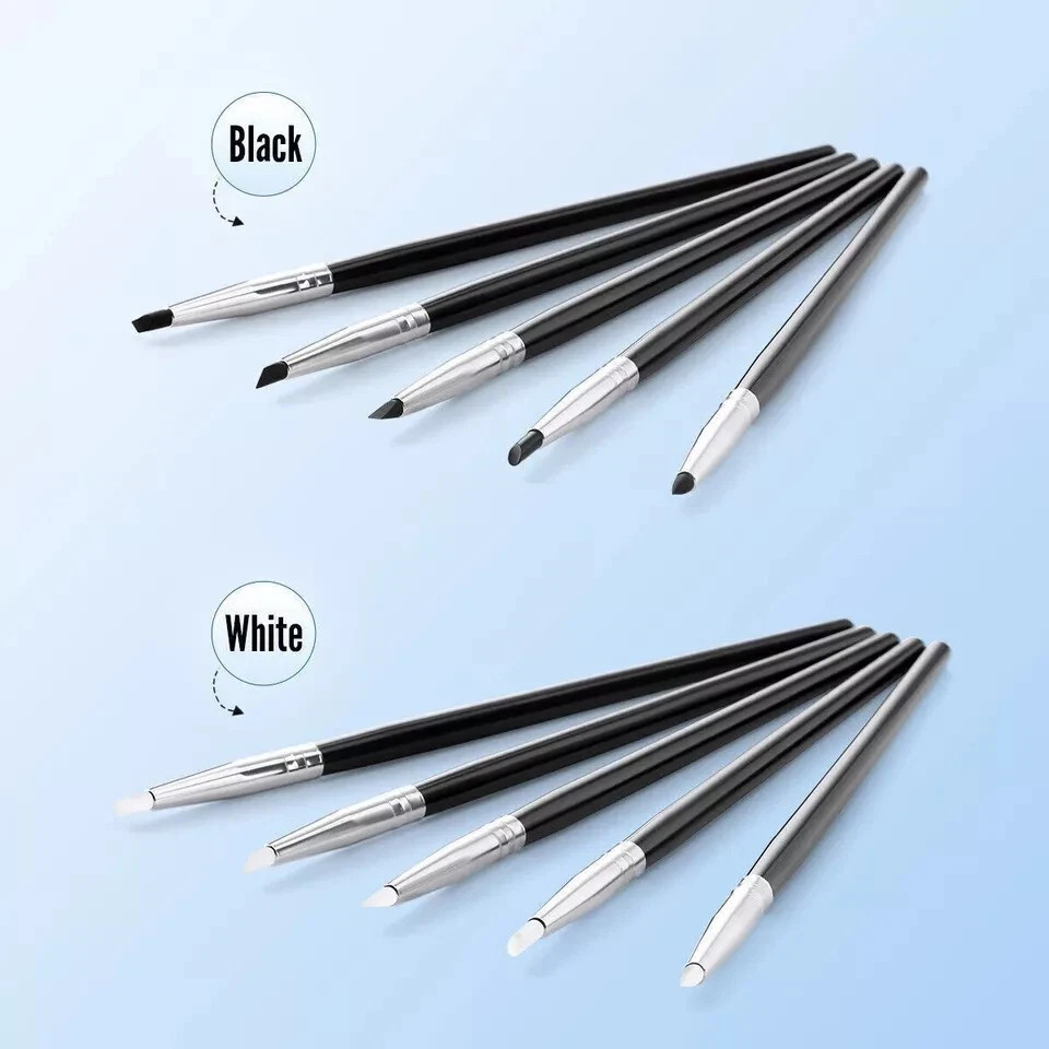 5Pcs/Set Dental Adhesive Composite Silicone Shaping Brush Pen Resin Veneer Teeth