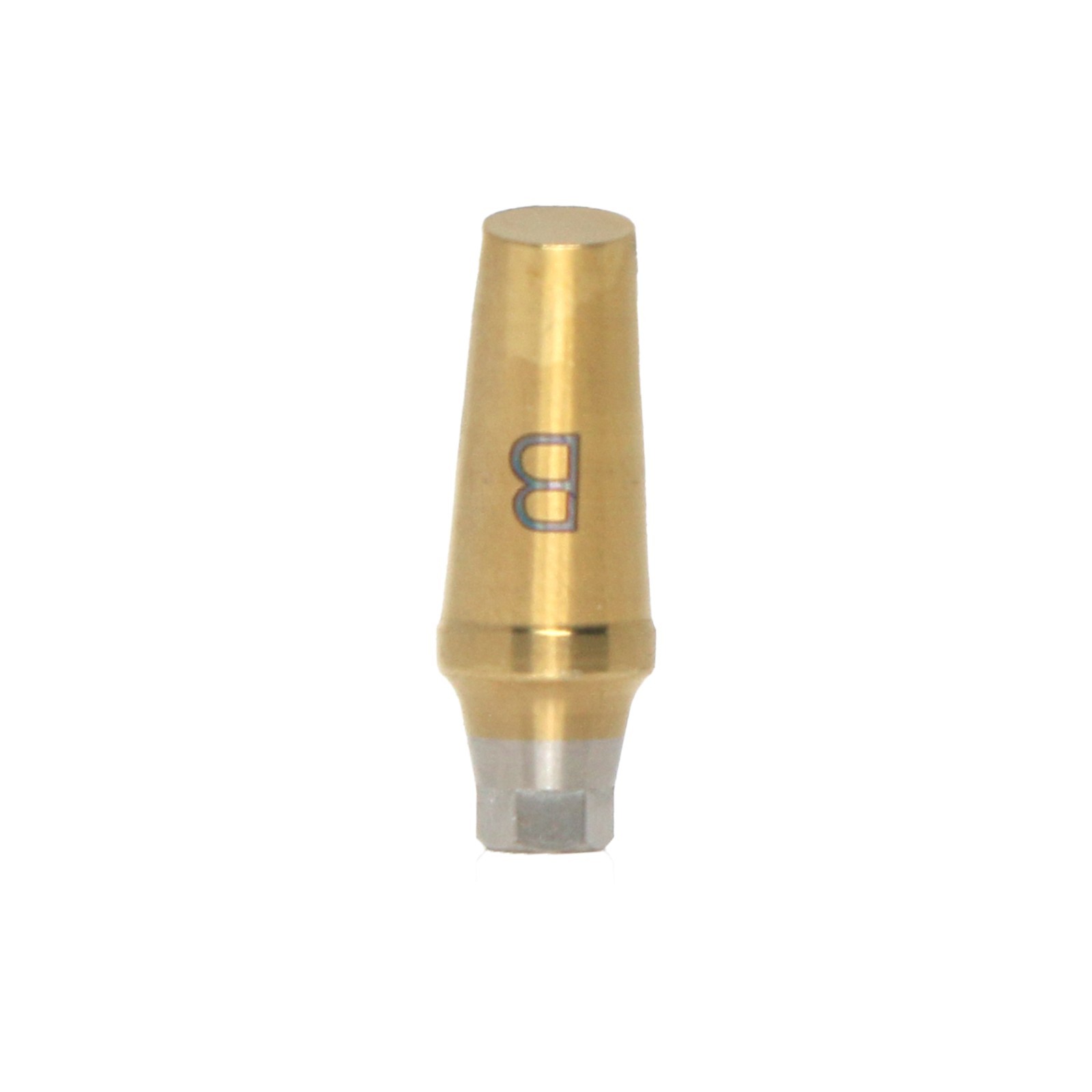 17° Angled Abutment Regular RP Ø4.5mm Fits Hiossen Osstem TS Hex A/B TiN Coated
