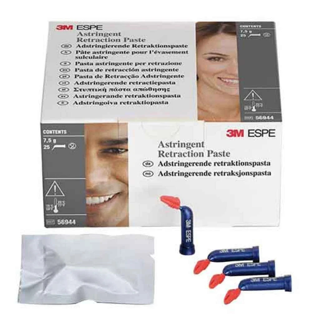 10 X 3M Astrigent Gingival Retraction capules refill pack of 25 cap FREE SHIPING