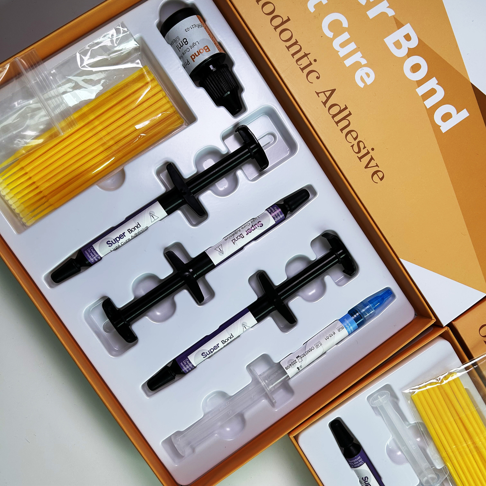 Dental Orthodontic Composite Resin Direct Paste Adhesive Bond Self Light Curing