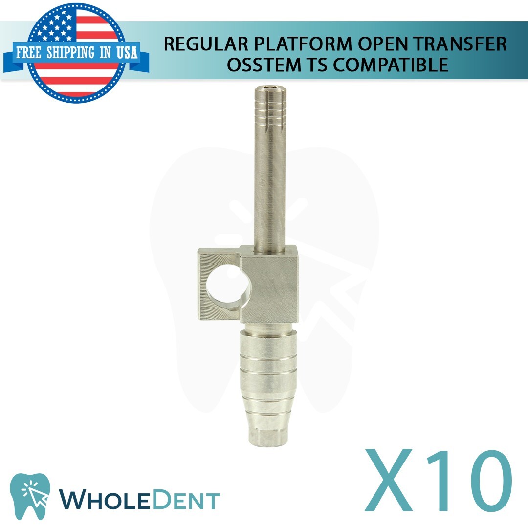 10x Regular Open Transfer Dental 2.5mm Osstem® TS Hiossen® ET Compatible Hex