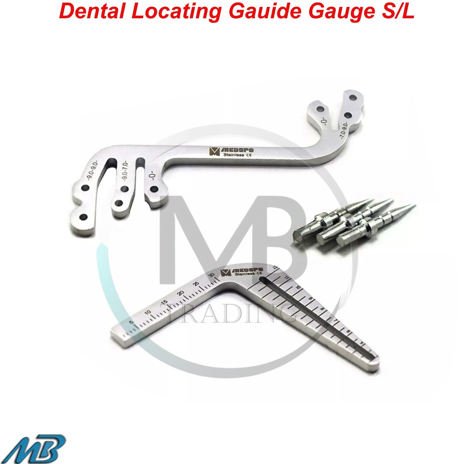Dental Implant Locating Guide Locator S & L Surgical Planting Positioning Gauge