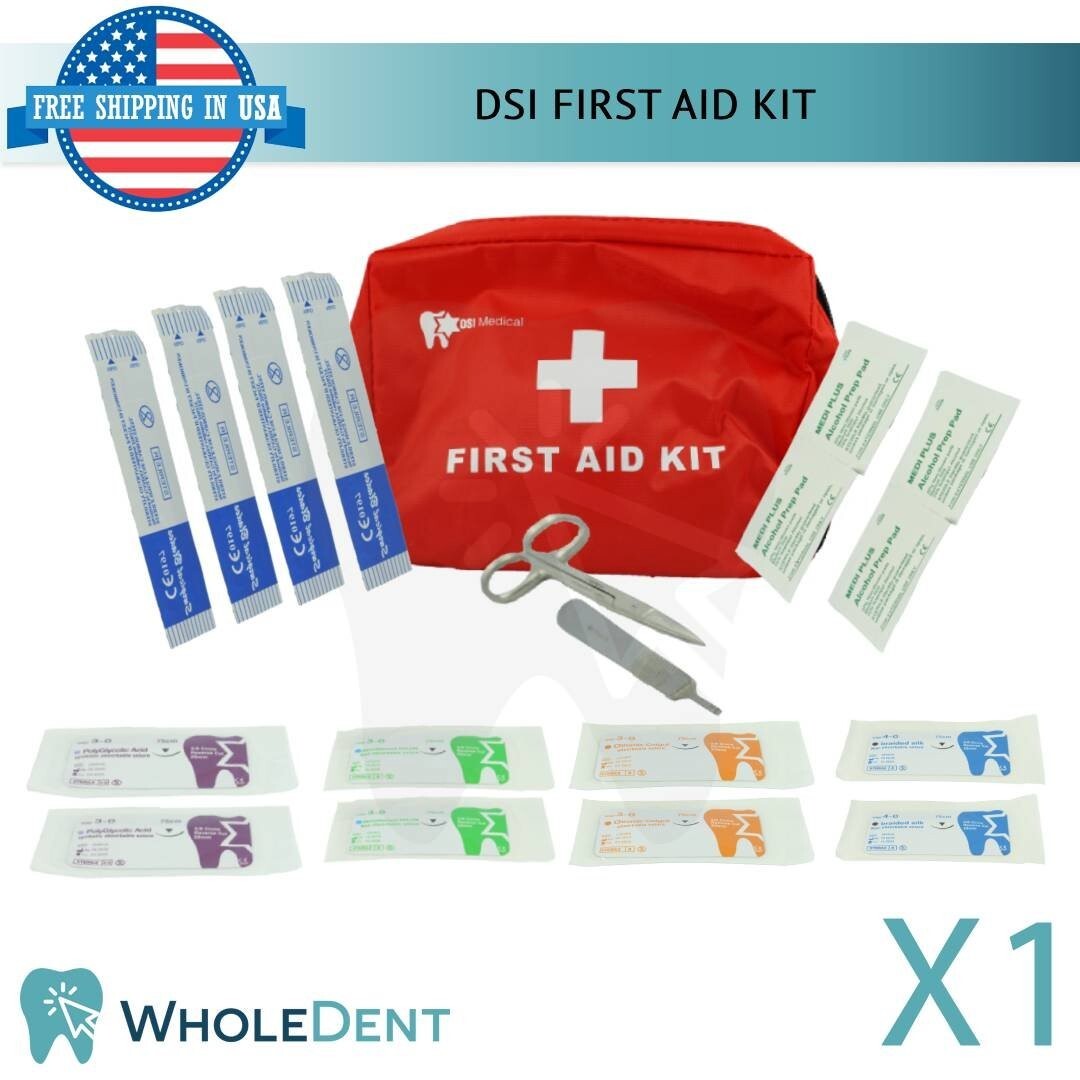 Home First Aid Small Kit Work Car Camping and Hiking Essentials Emergency Bag