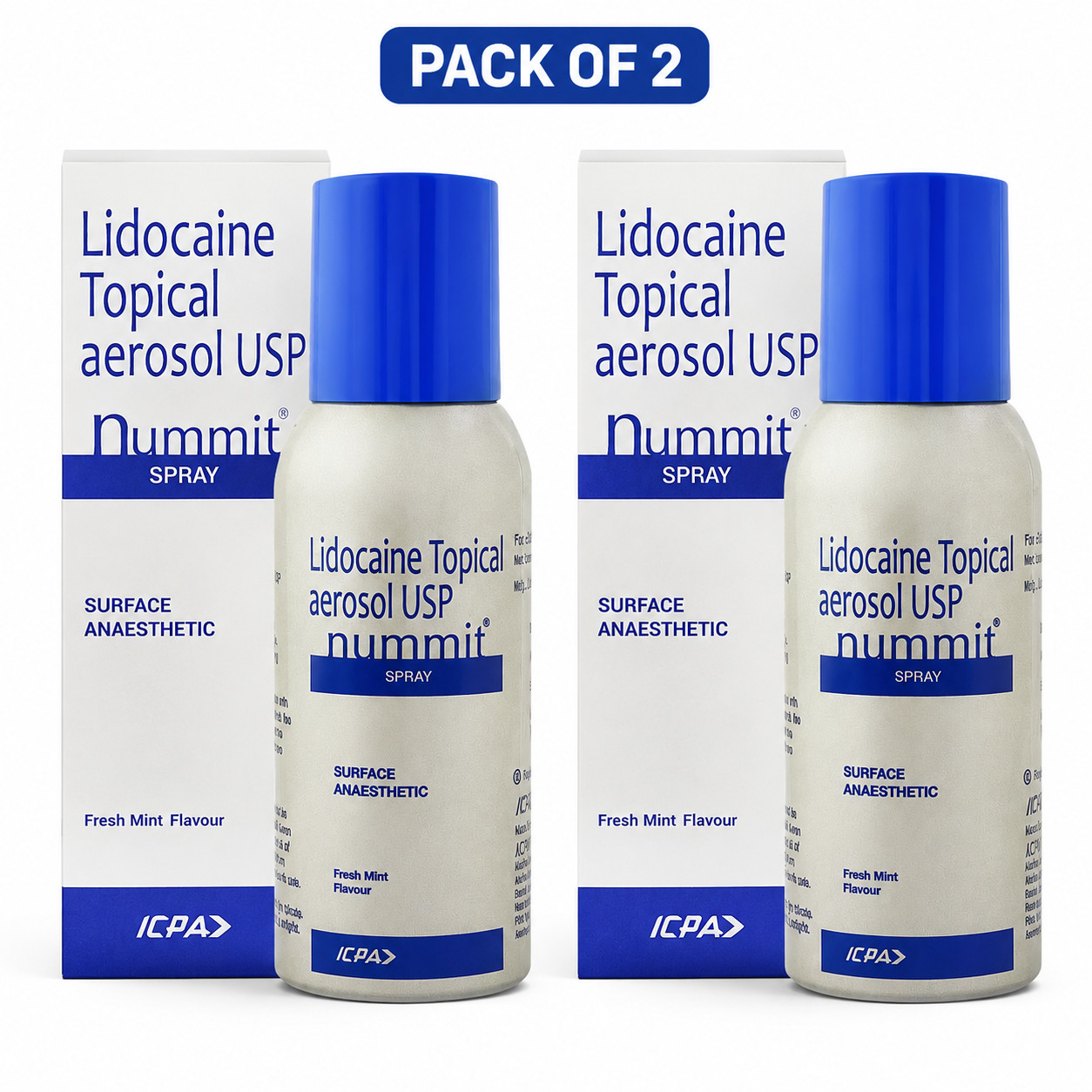 ICPA Nummit Topical Spray 100ml ( Pack of 2 ) + FREE SHIPPING Expiry: 2029