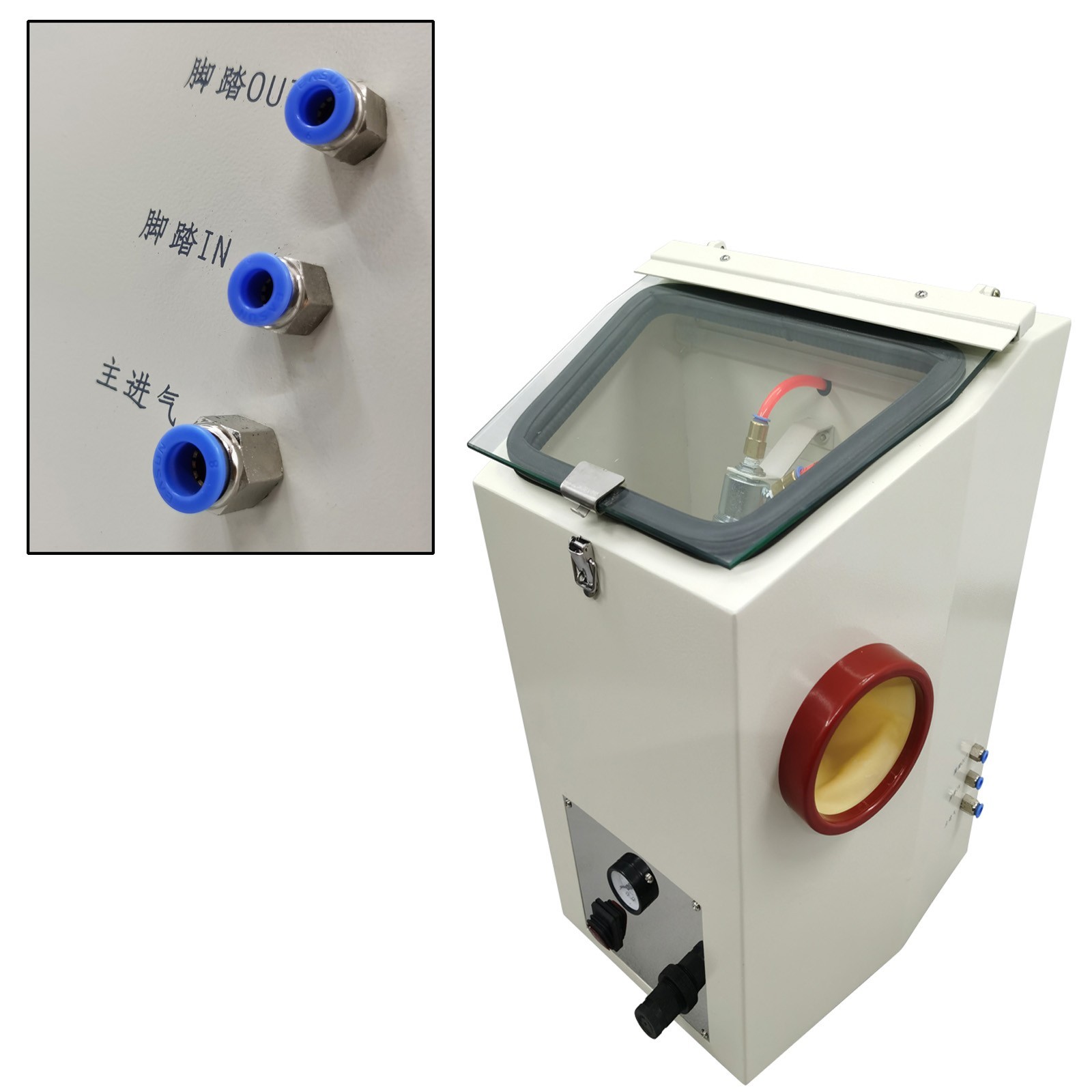 110V Dental Lab Equipment Vertical Automatic Circulation Sandblaster