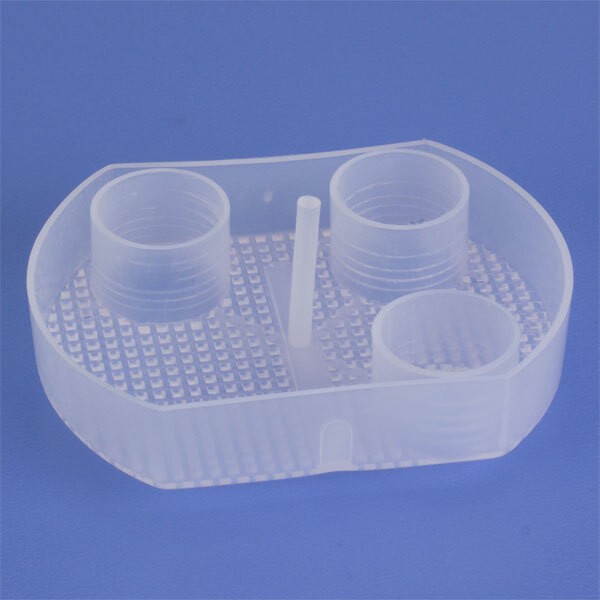 Plasdent 8334-3 Screen-4-Vac Disposable Evacuation Traps 5505 3 3/4″ Clear 144Pk