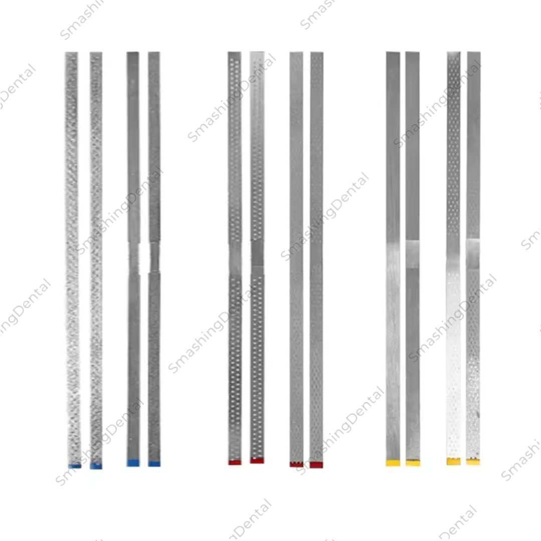 Dental Saw Diamond Polishing Finishing Strips Orthodontic Metal Sand IPR Fine