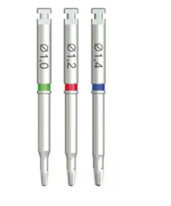 Dental Broken Fixation Screw Remover Tool Set Carbide Surgical Extractor SOS 3pc