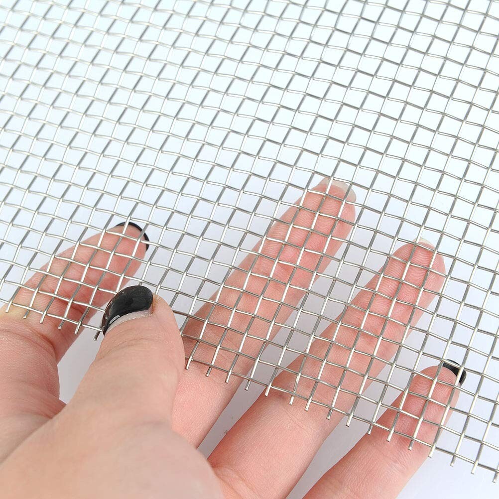 Stainless Steel Woven Wire Mesh Roll, Metal Mesh Sheet, Screen Window Mesh