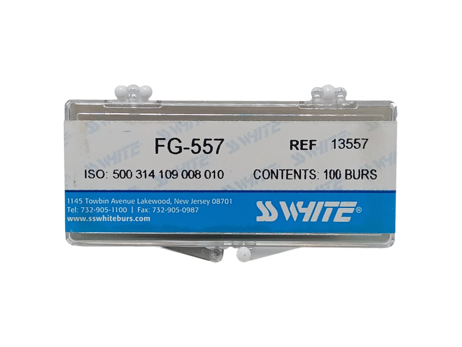 SS White Operatory Carbide Burs FG 557 clinic pack 13557