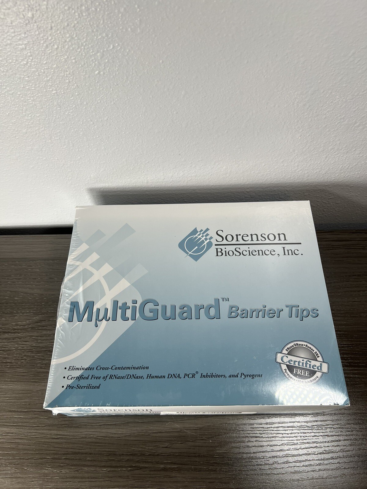 960 Pack Sorenson 38000 Natural Sterile MultiGuard Barrier Pipette Tips 0.1-10uL