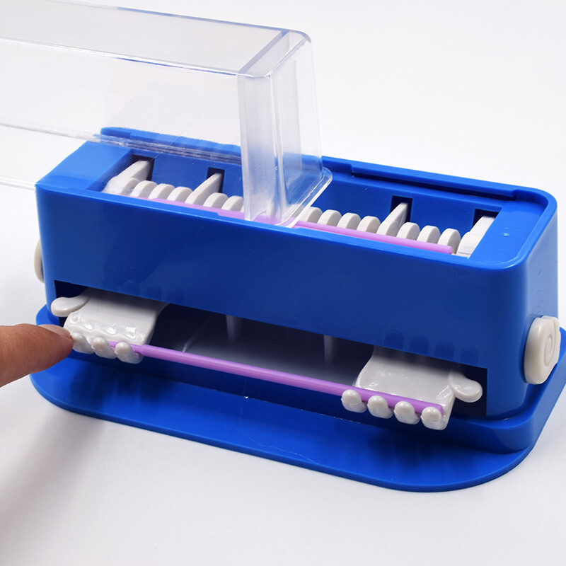 10 Pcs Dental High Quality Dispenser Holder Container Products Cotton Roll Blue