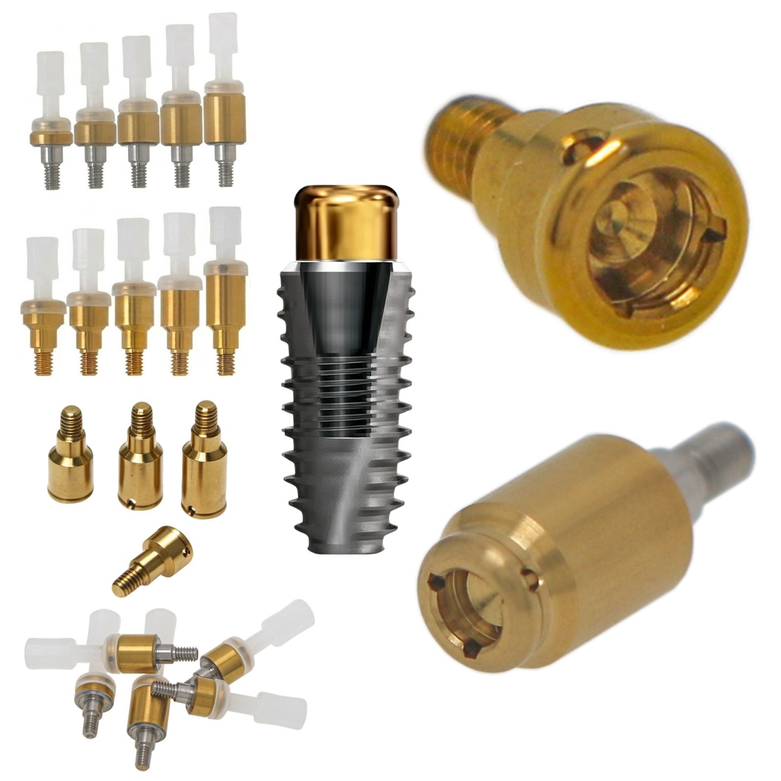 US ZEST Locator Overdenture Abutment Fit MIS Zimmer TSV 3.5/4.5 Platform Cortex
